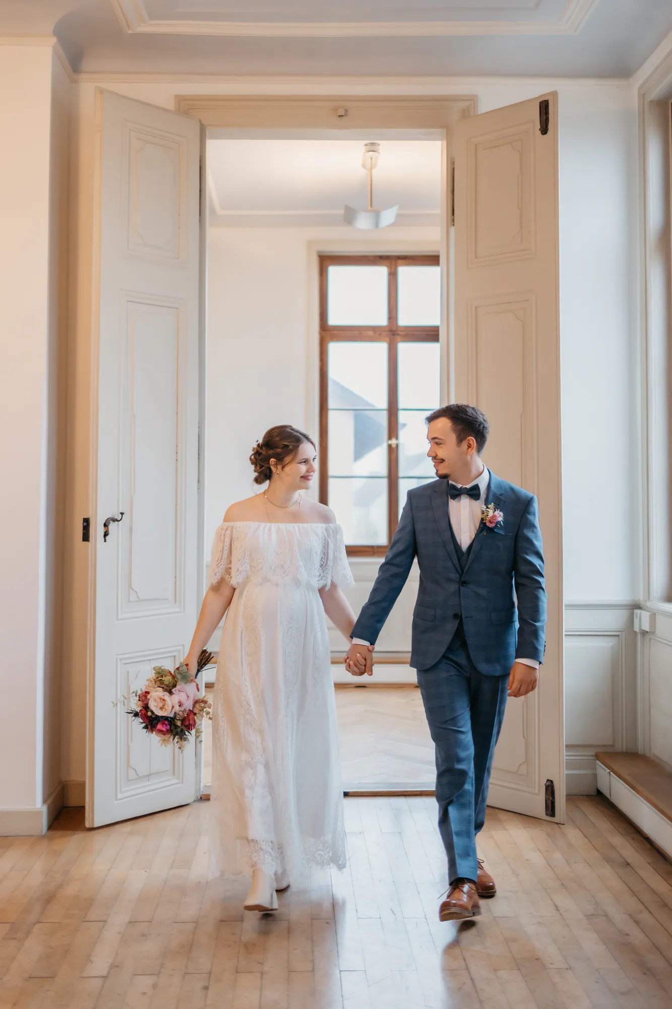 Tamara und Fabian bei ihrer standesamtlichen Hochzeit – Aufnahme 8