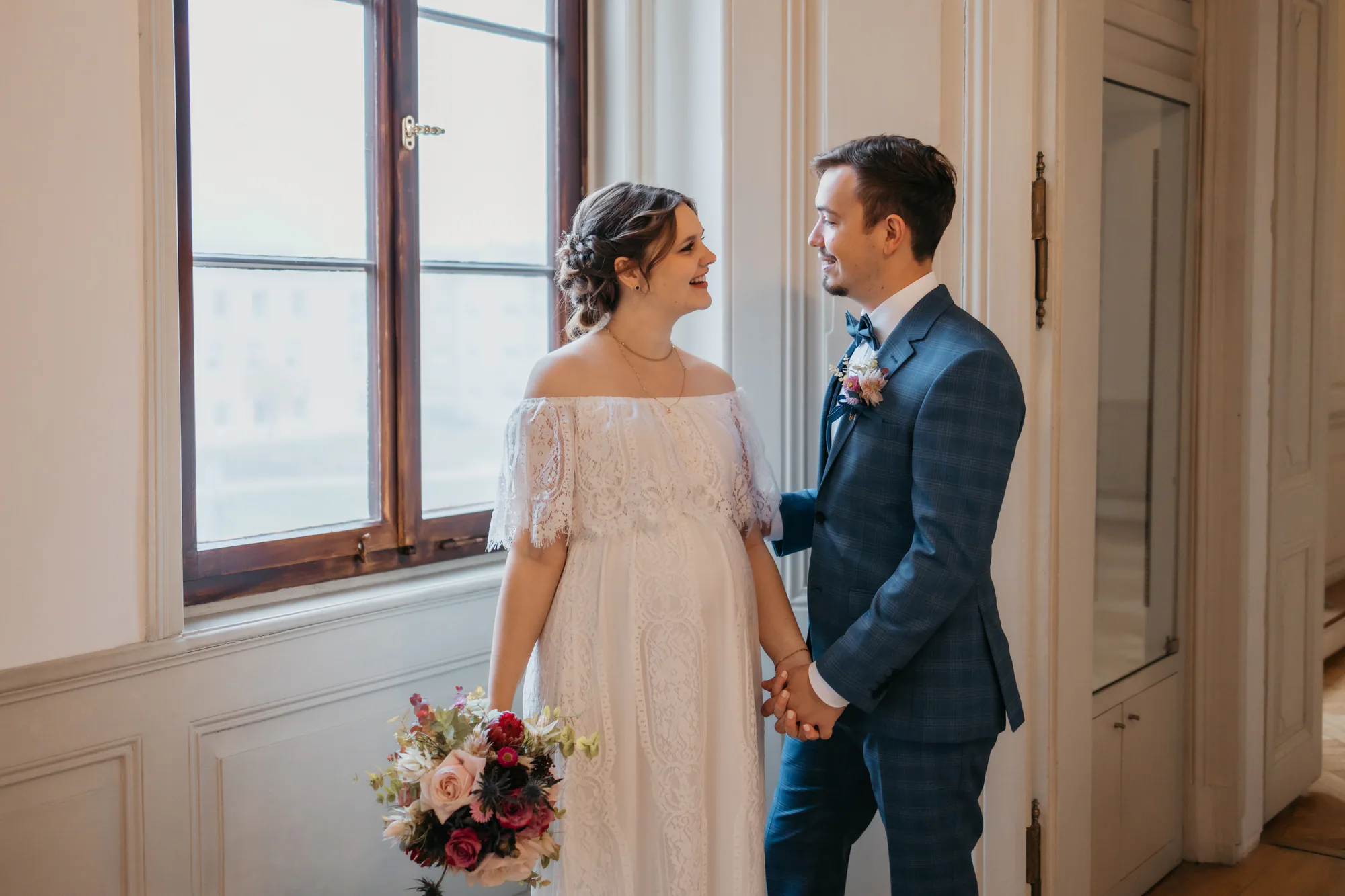 Tamara und Fabian bei ihrer standesamtlichen Hochzeit – Aufnahme 10