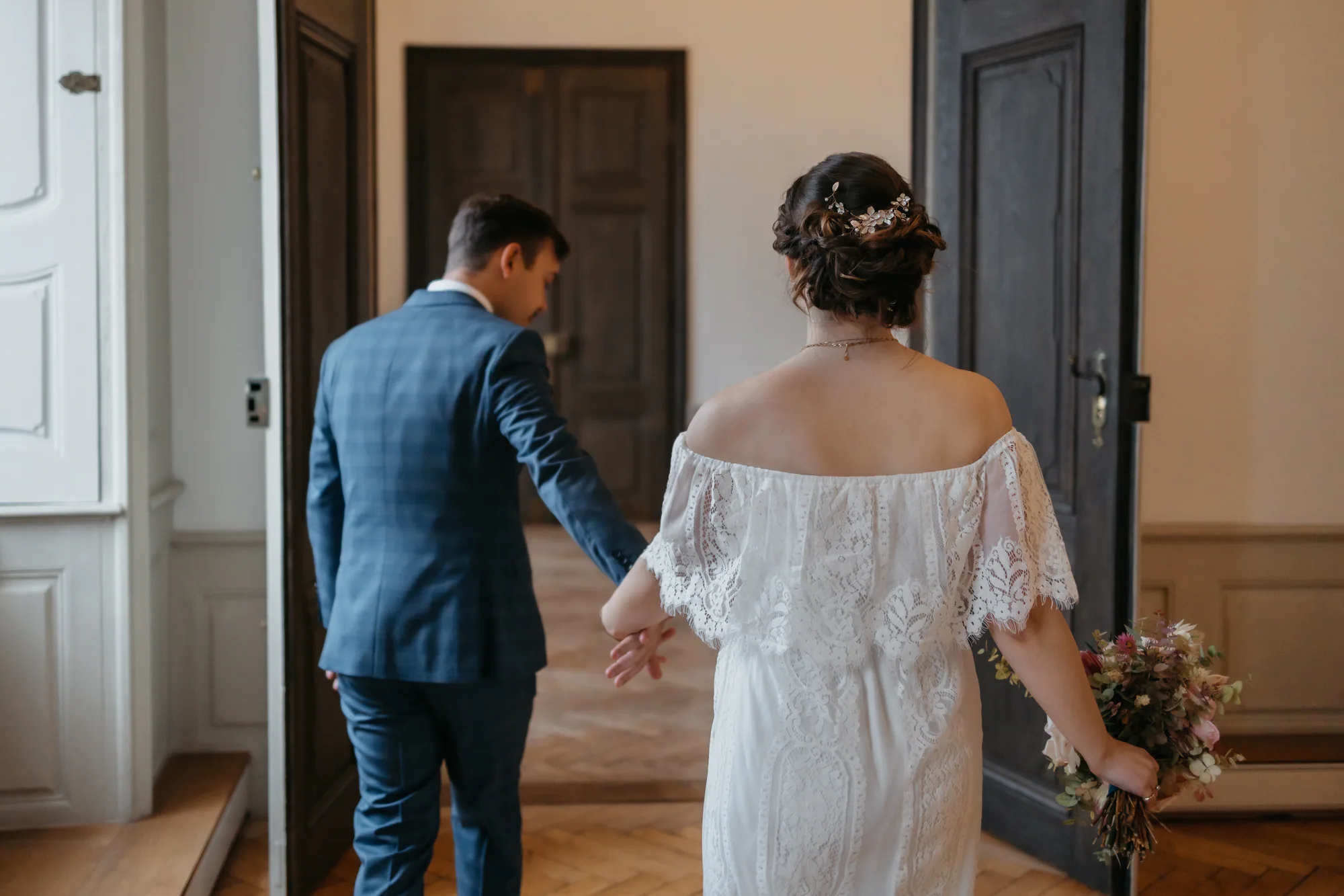 Tamara und Fabian bei ihrer standesamtlichen Hochzeit – Aufnahme 6