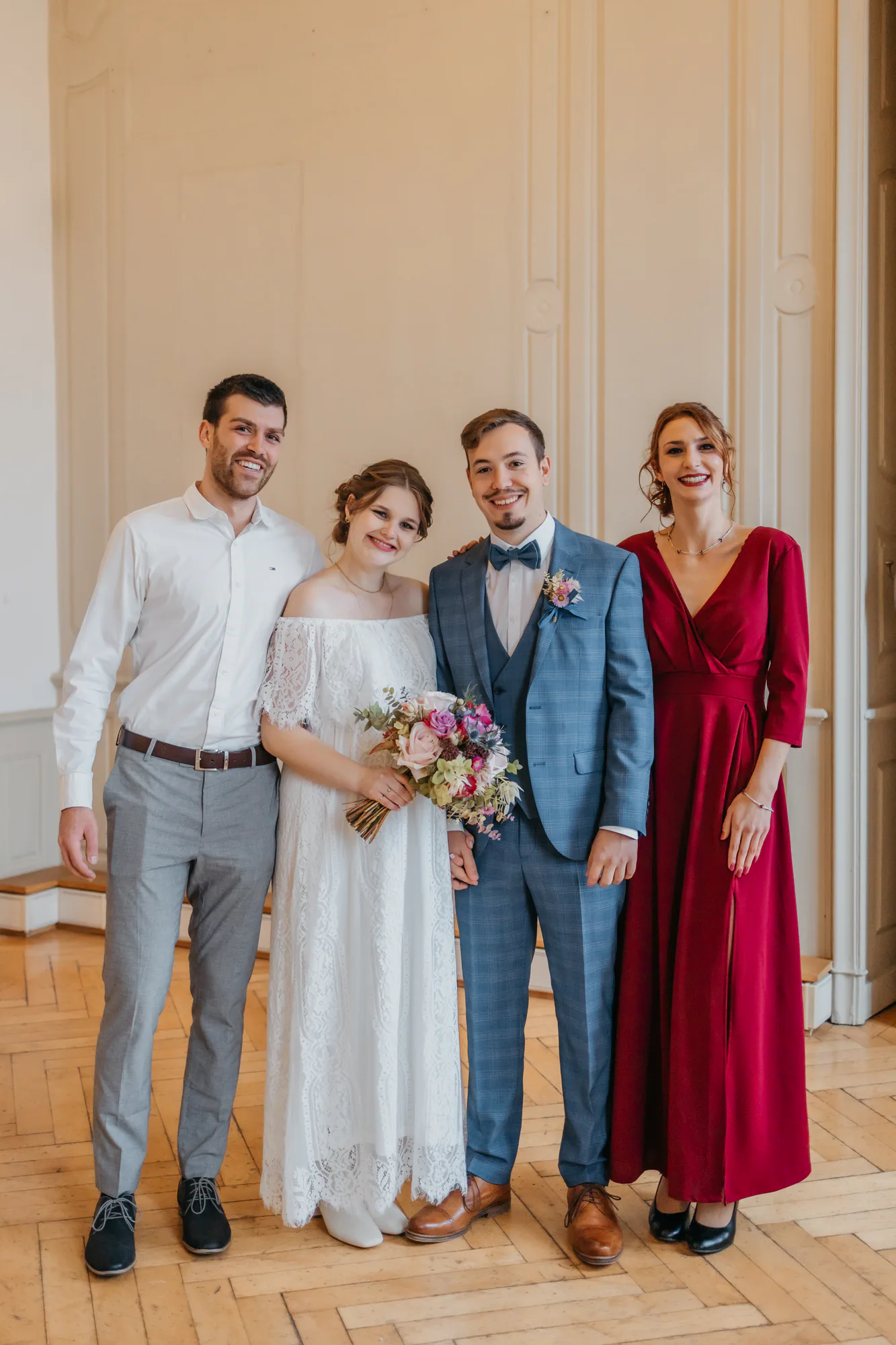 Tamara und Fabian bei ihrer standesamtlichen Hochzeit – Aufnahme 4
