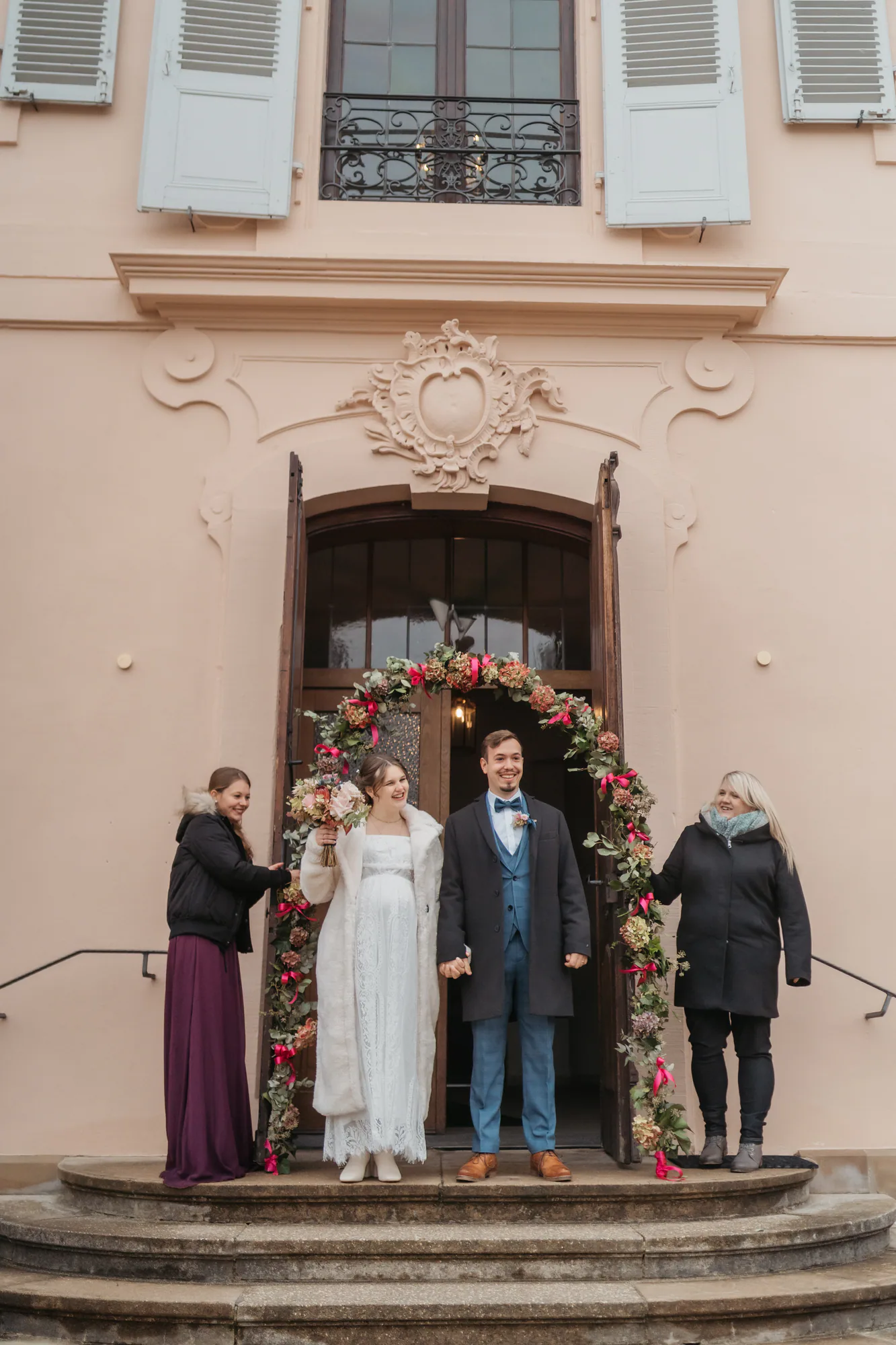 Tamara und Fabian bei ihrer standesamtlichen Hochzeit – Aufnahme 20