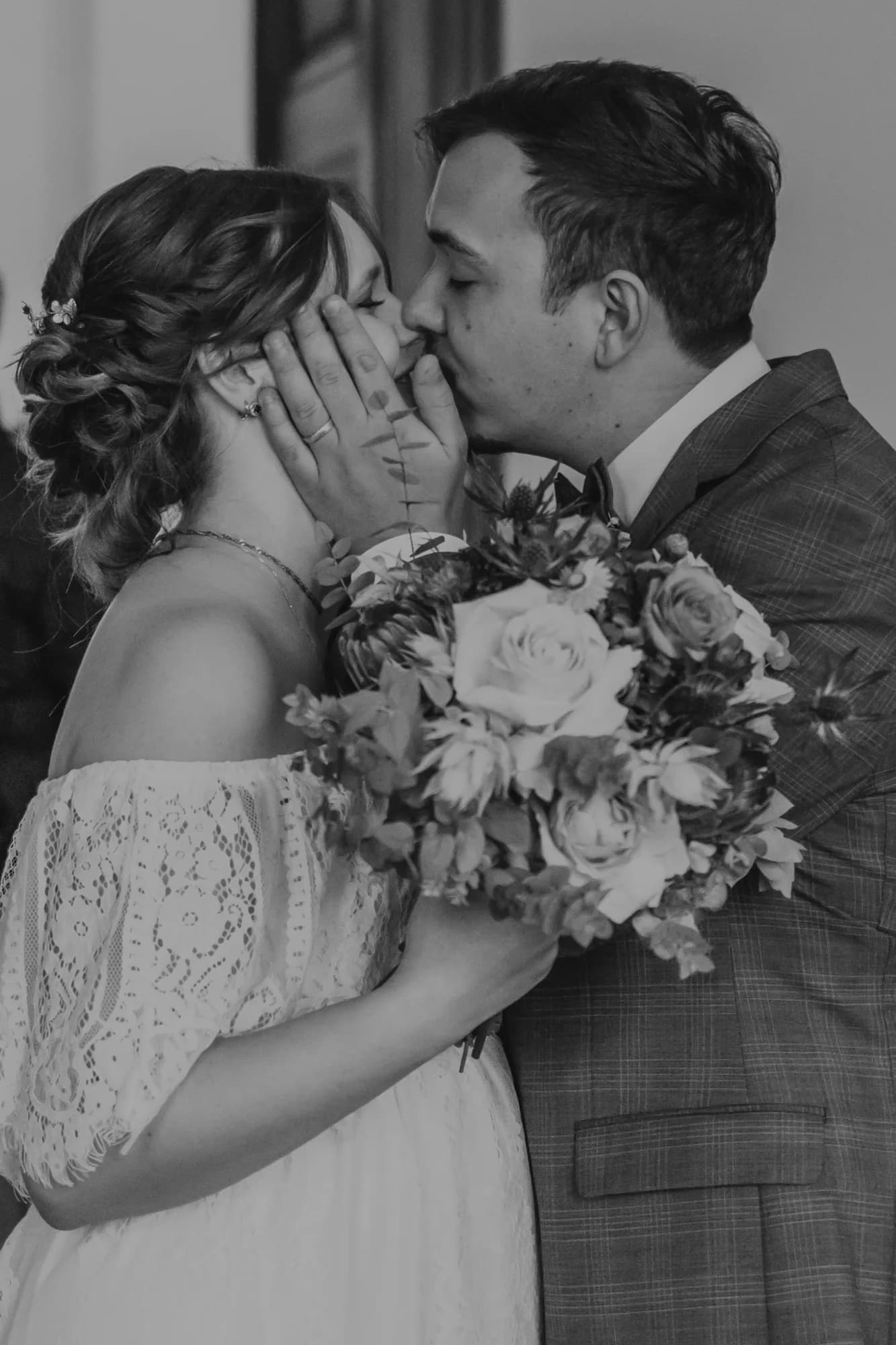 Tamara und Fabian bei ihrer standesamtlichen Hochzeit – Aufnahme 11